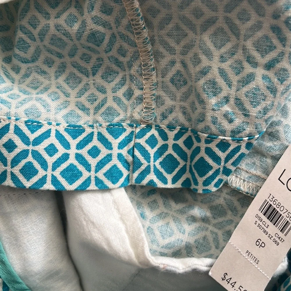LOFT Geometric Pattern Shorts - Picture 6 of 7